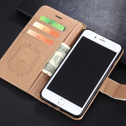 BB Holstered iPhone case With Card Holder And Strap Leather-STK241402