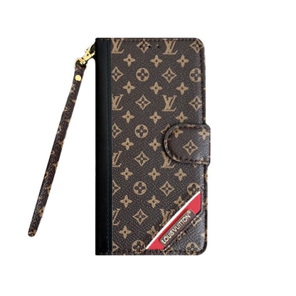 Classic Leather Monogram iPhone Case with Card Holder and Cash Pocket-CFHYL251025