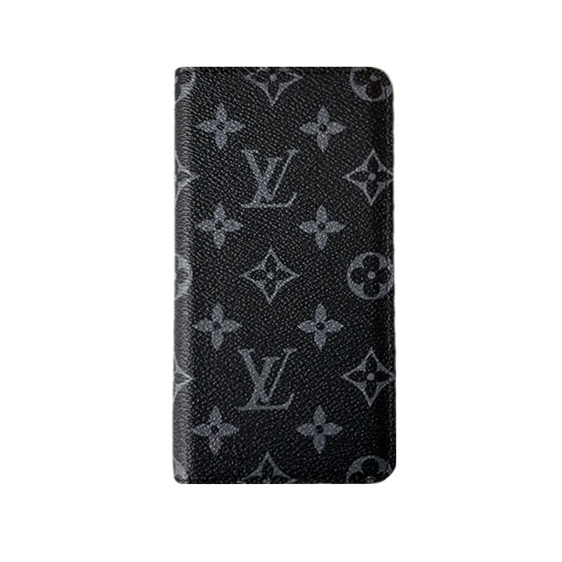 Luxury Folio Leather Monogram iPhone Case With Card Holder-CFHYL251006