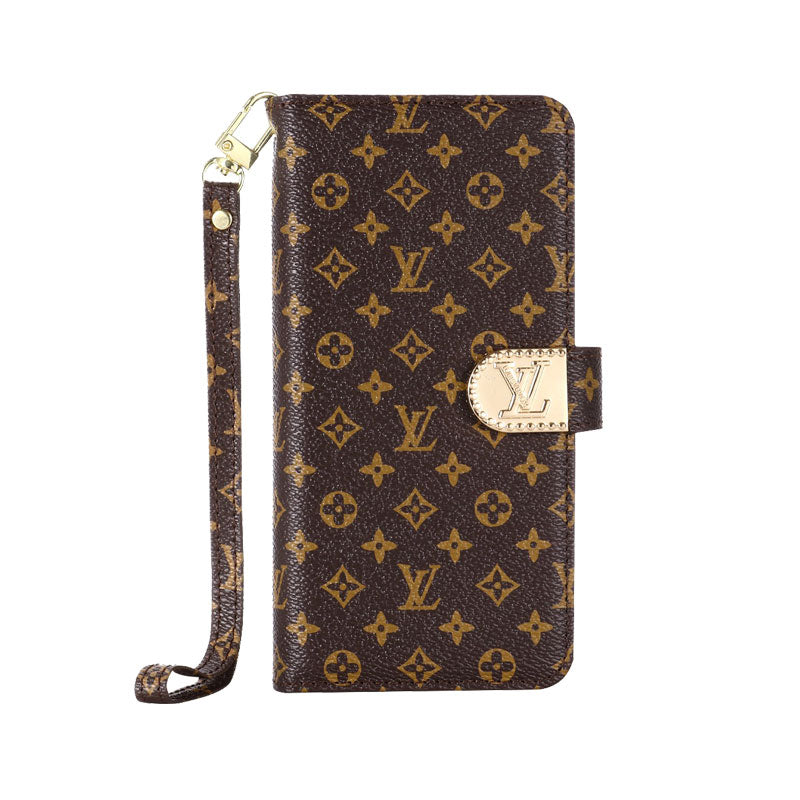 Luxury Monogram iPhone Case With Zipper Wallet And Strap -CFLB251520