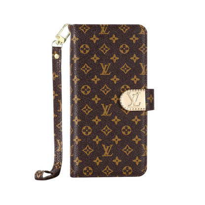 Luxury Monogram iPhone Case With Zipper Wallet And Strap -CFLB251520