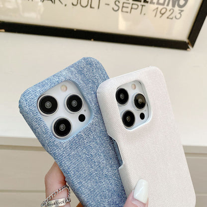 Twill Denim iPhone Case