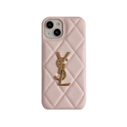 Classic YL iPhone Case Leather Black-LXP241442
