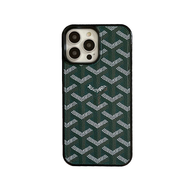 Leather GD iPhone Case  Black（Magsafe）-CXK241423