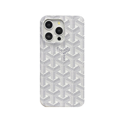 GD iPhone Case  White Leather-YBK241523