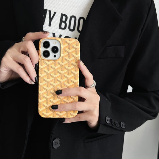 Yellow GD iPhone Case-FL231004