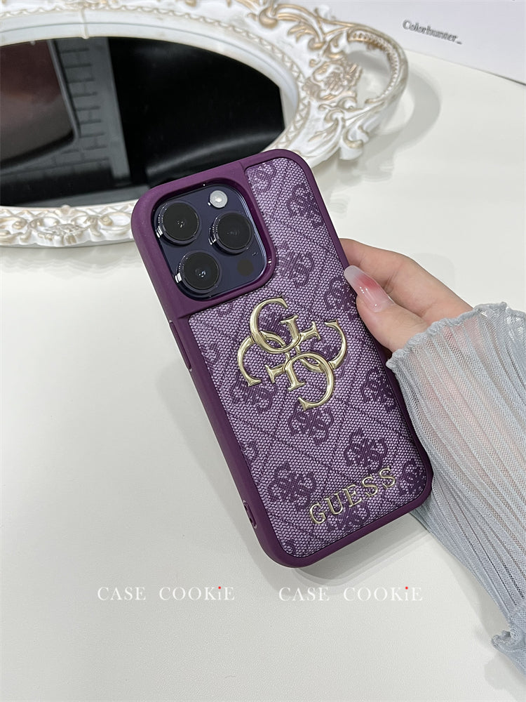 GS iPhone Case Silicone Purple-240325