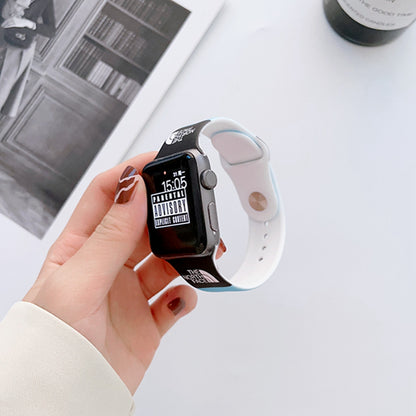 Silica Gel TNF Apple Watch Band Black-BBD251428
