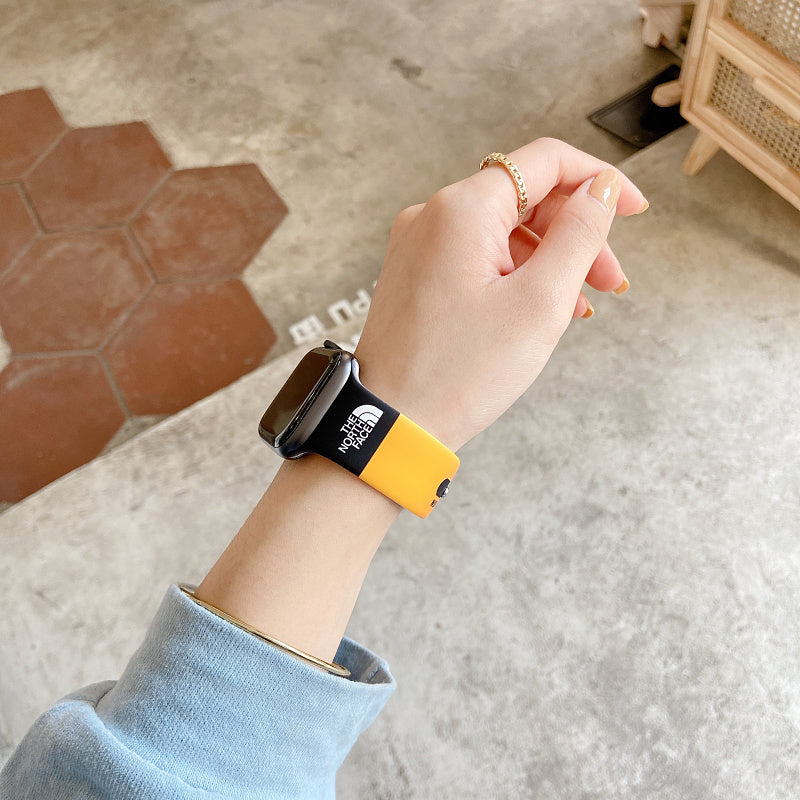 Silica Gel TNF Apple Watch Band Yellow-BBD251428
