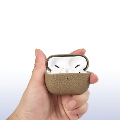 Pebbled Leather Airpods Cases