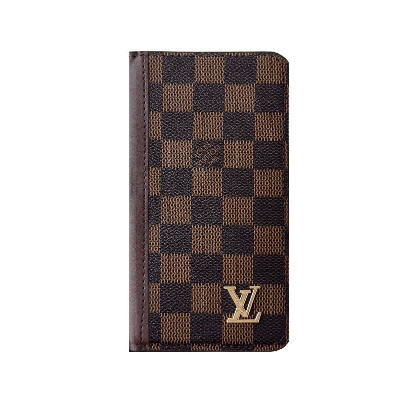 Premium Leather Folio Wallet Case for iPhone Big Printing -CFLB251816