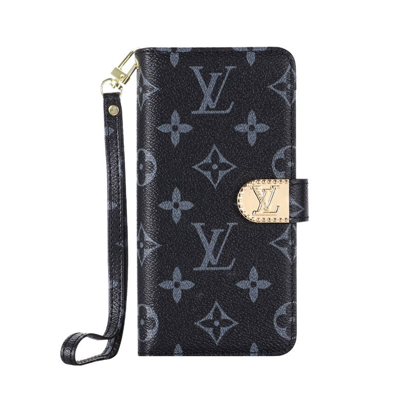 Luxury Monogram iPhone Case With Zipper Wallet And Strap -CFLB251520