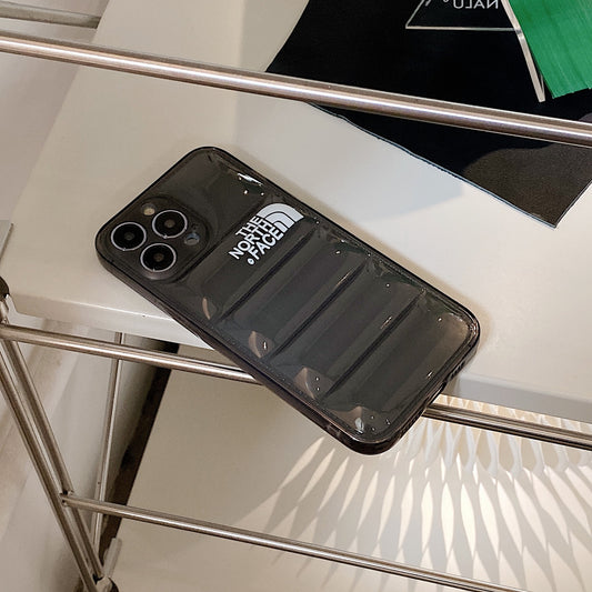 Clear NF iPhone Case-Black