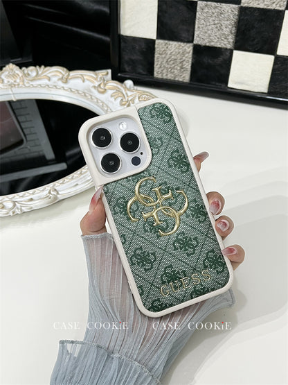 GS iPhone Case Silicone Green-240325