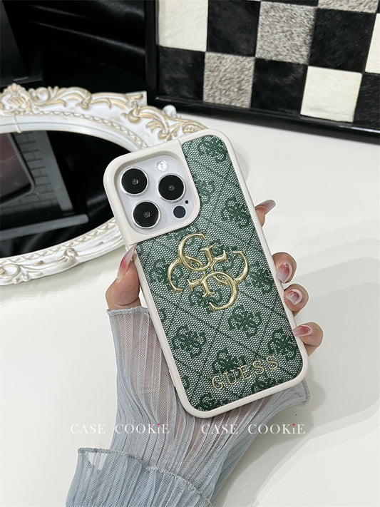 GS iPhone Case Silicone Green-240325