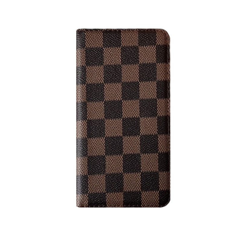 Luxury Folio Leather Monogram iPhone Case With Card Holder-CFHYL251006