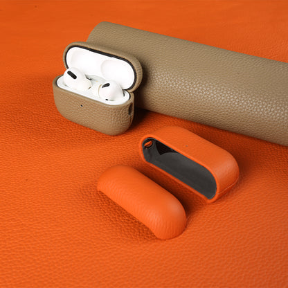 Pebbled Leather Airpods Cases