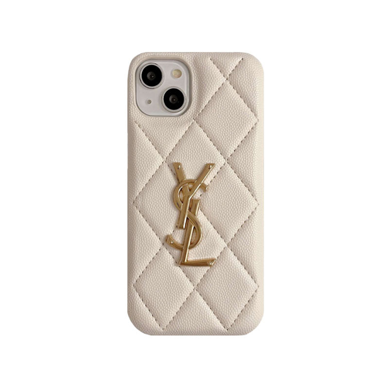Classic YL iPhone Case Leather Black-LXP241442