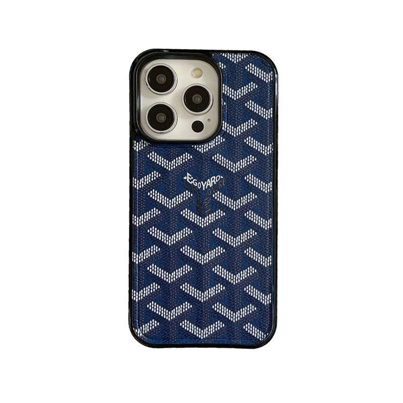 Leather GD iPhone Case  Black（Magsafe）-CXK241423