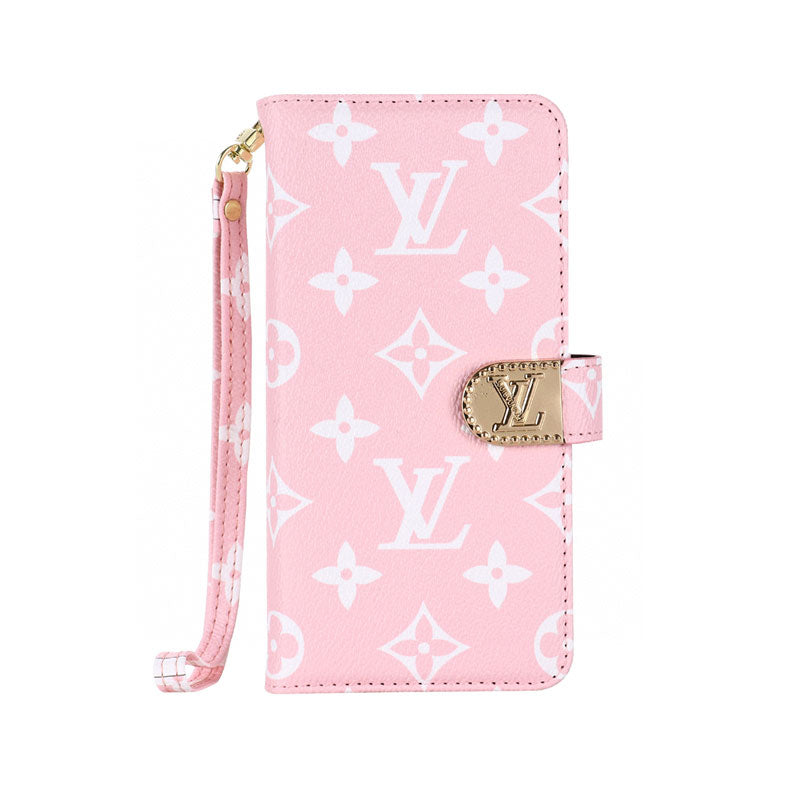 Luxury Monogram iPhone Case With Zipper Wallet And Strap -CFLB251520