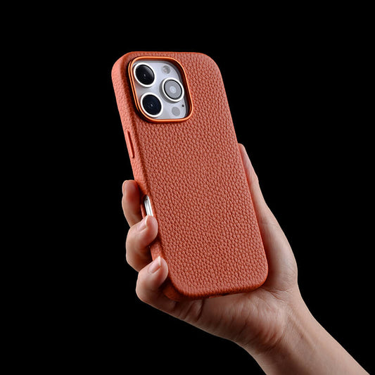MagSafe Leather iPhone Case