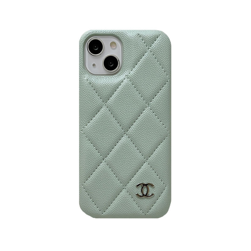 Classic Leather CC iPhone Case Black -ZKK251023