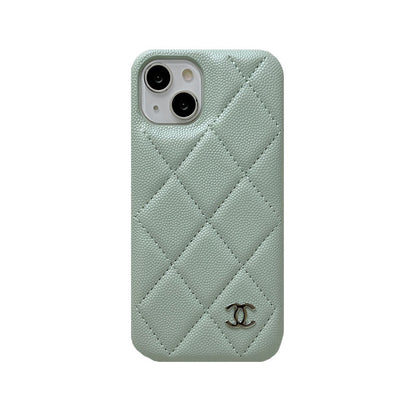 Classic Leather CC iPhone Case Black -ZKK251023