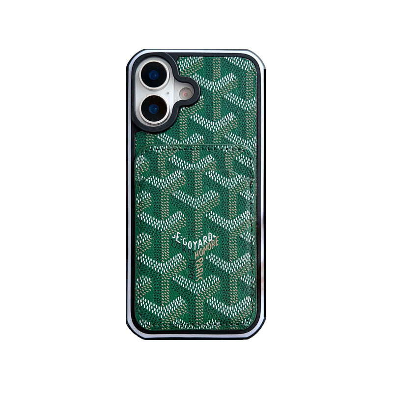 Leather GD iPhone Case With Card Holder -CFK251502