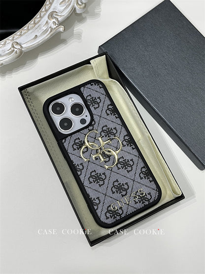 GS iPhone Case Silicone Black-240325