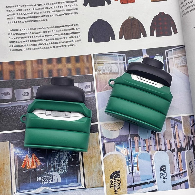 Down Jacket NF AirPods Pro Cases Green-YRK251420