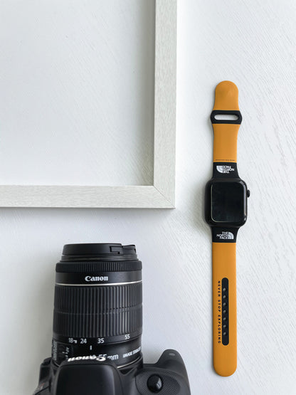 Silica Gel TNF Apple Watch Band Yellow-BBD251428