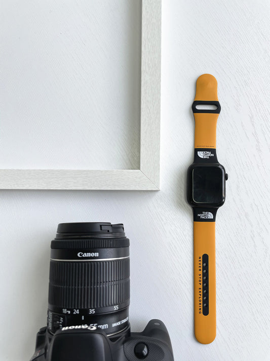 Silica Gel TNF Apple Watch Band Yellow-BBD251428