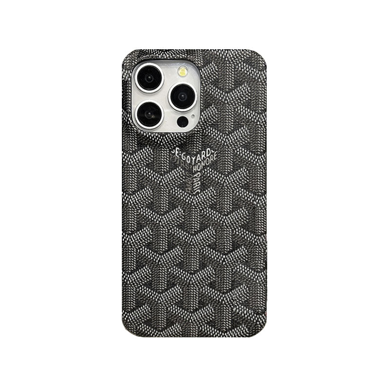 GD iPhone Case  White Leather-YBK241523