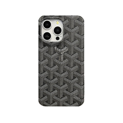GD iPhone Case  White Leather-YBK241523