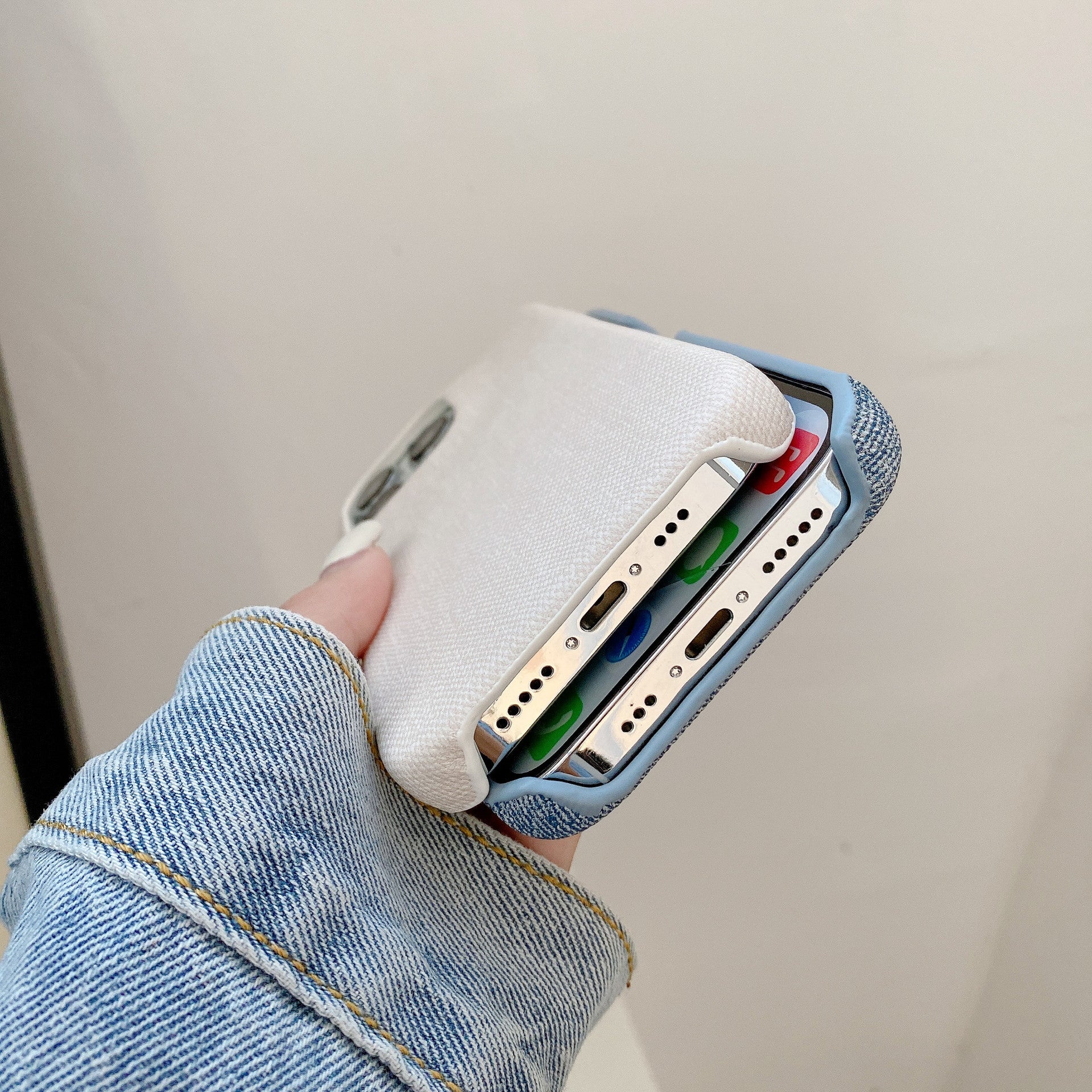 Twill Denim iPhone Case