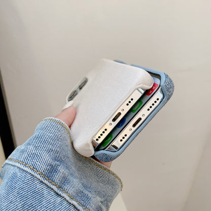 Twill Denim iPhone Case