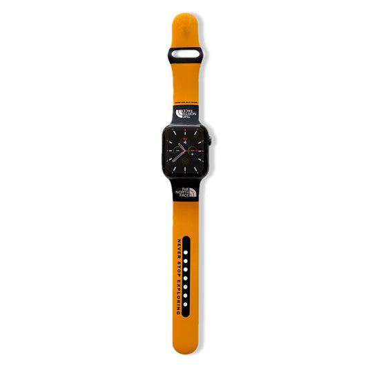 Silica Gel TNF Apple Watch Band Yellow-BBD251428