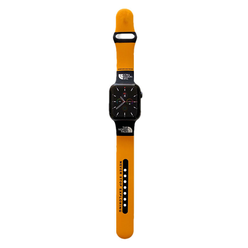 Silica Gel TNF Apple Watch Band Black-BBD251428