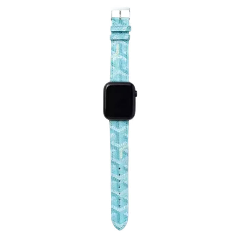 Luxury Leather GD Apple Watch Band Black-GBD251502