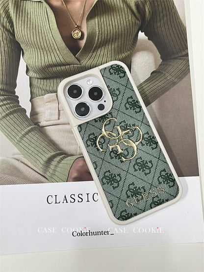 GS iPhone Case Silicone Green-240325