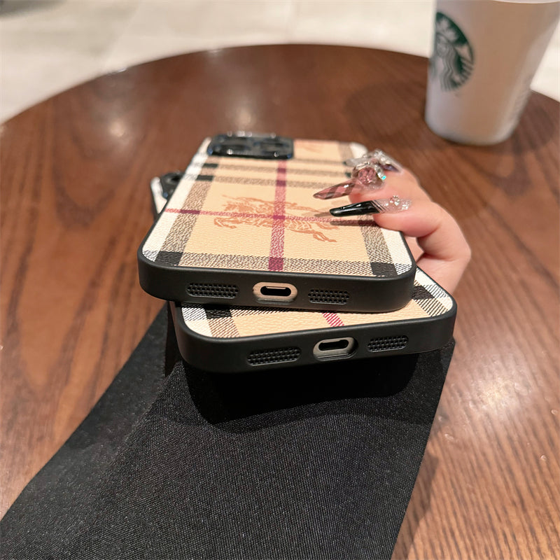 BB Leather  iPhone Case-QBK241345