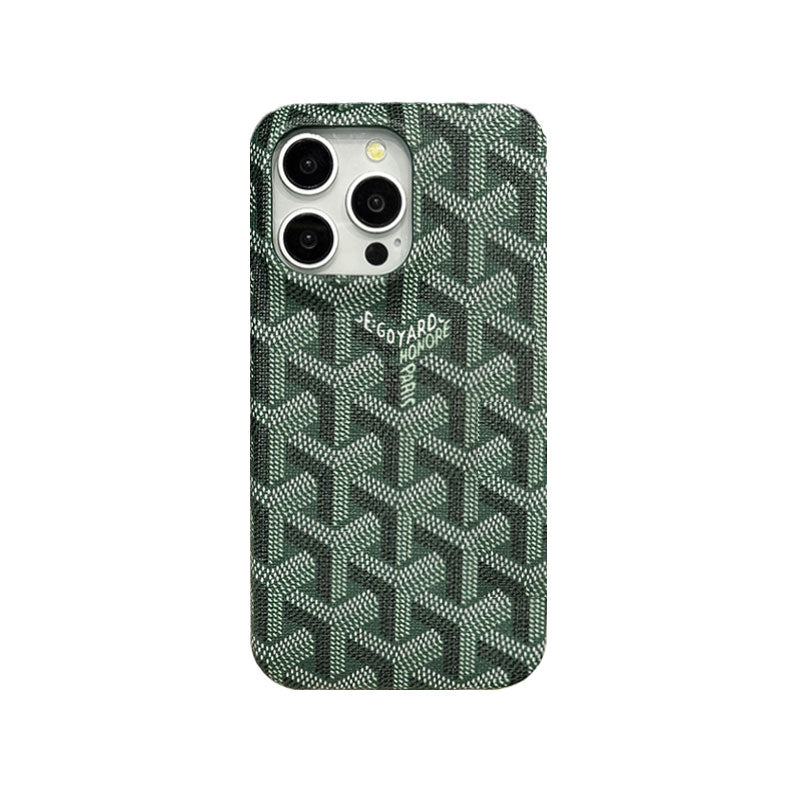 GD iPhone Case  White Leather-YBK241523