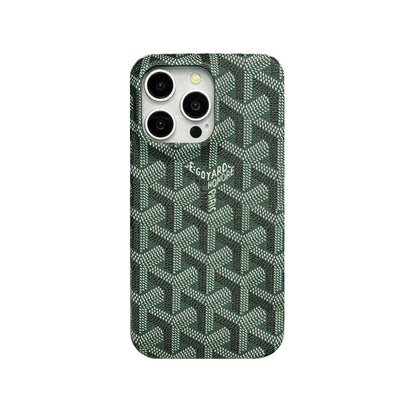 GD iPhone Case  White Leather-YBK241523