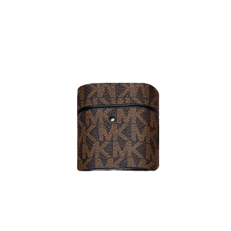 Leather MK AirPods Cases Black-JDK251608