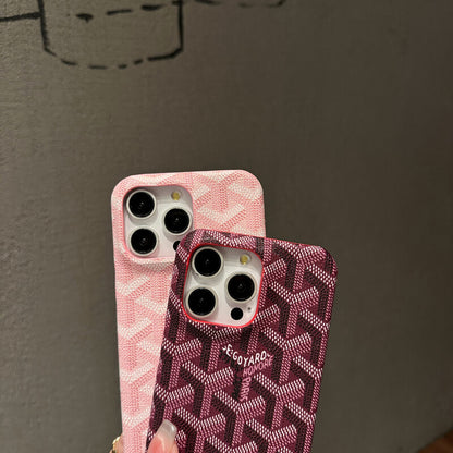 GD iPhone Case Red Leather-YBK241523