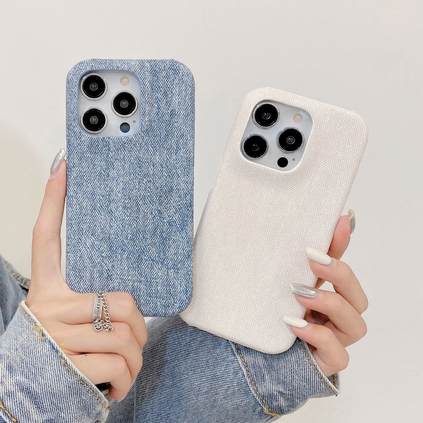 Twill Denim iPhone Case