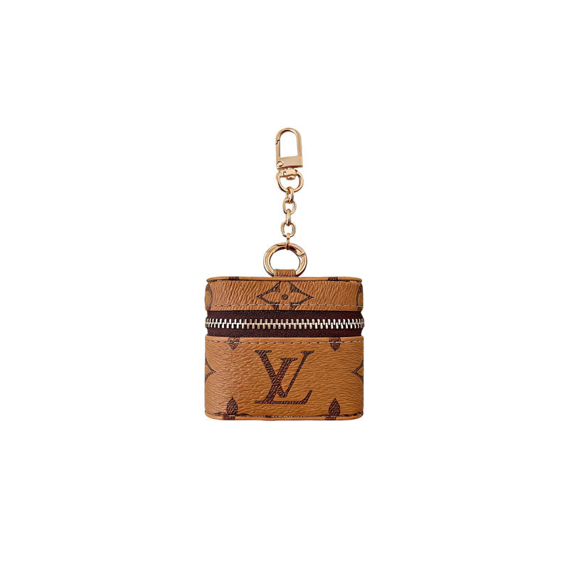 Premium Leather Monogram AirPods Cases-CYLV115