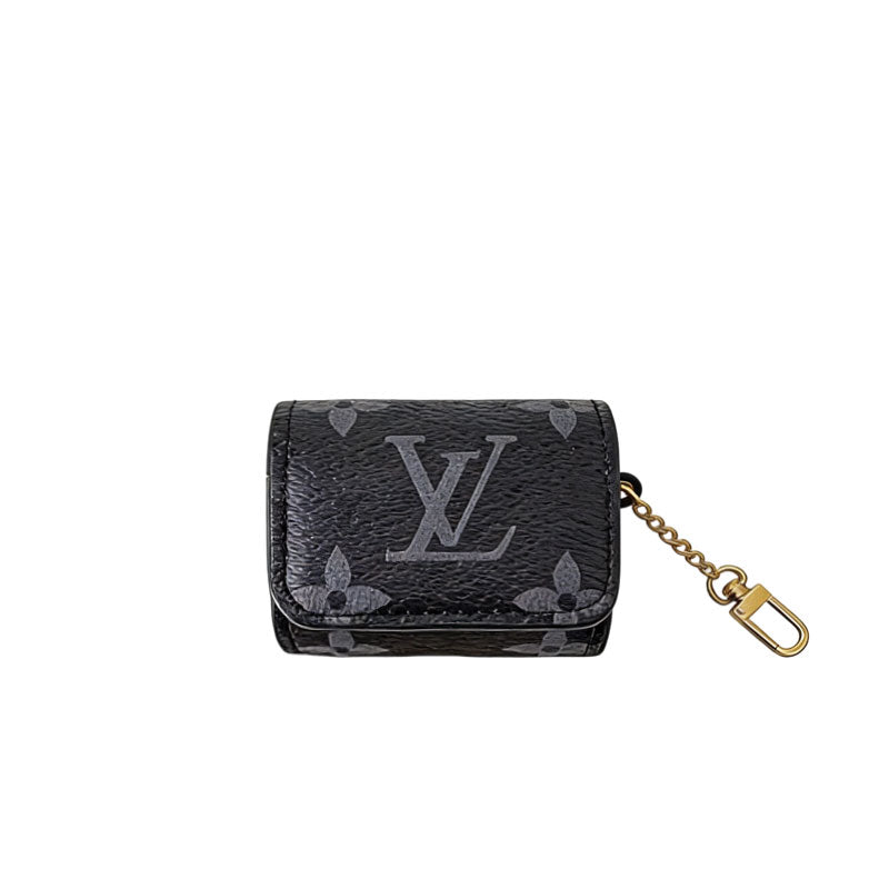 Classic Leather Monogram AirPods Cases Big Printing-CYLV116