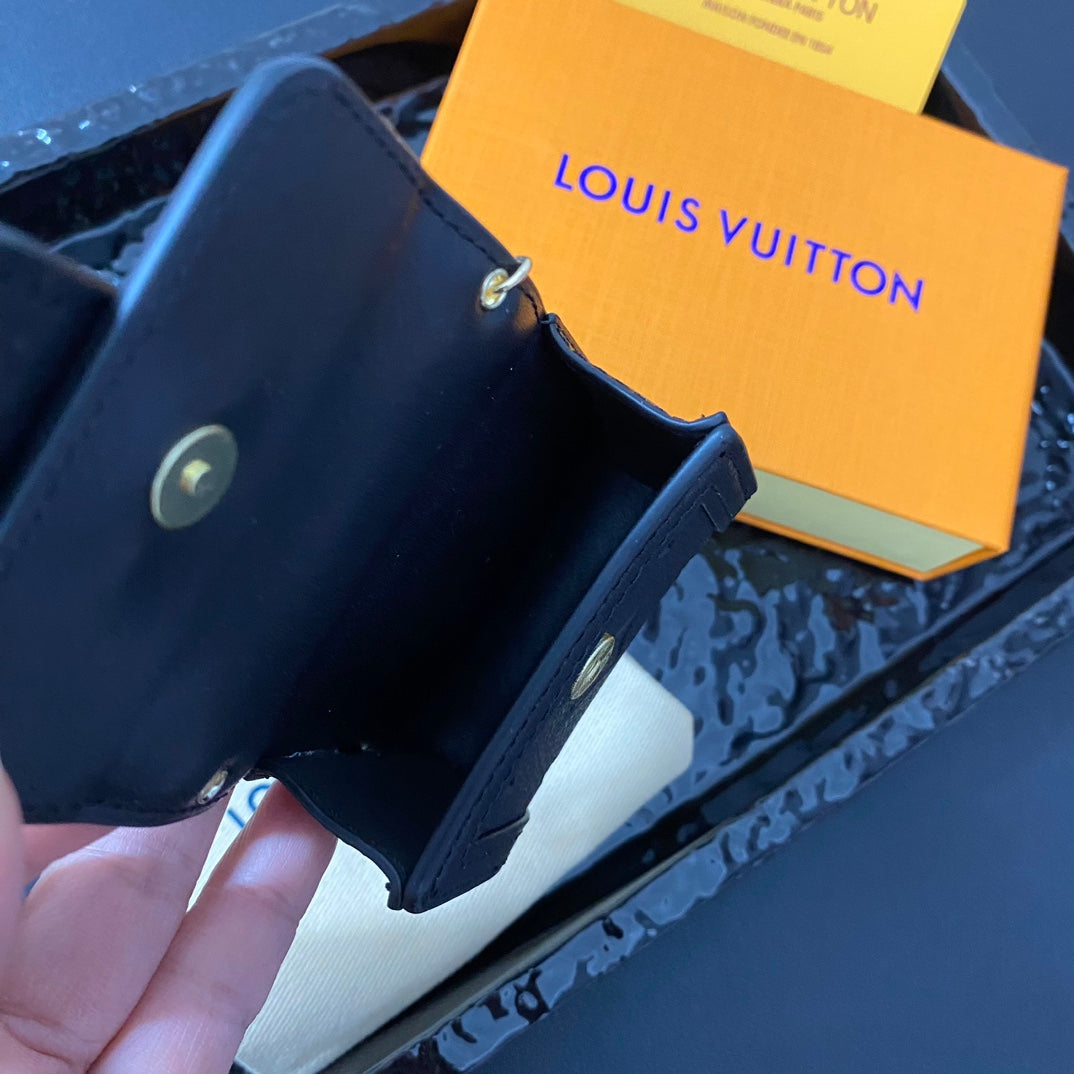 Refined Leather Monogram AirPods Cases Big Printing-CYLV117