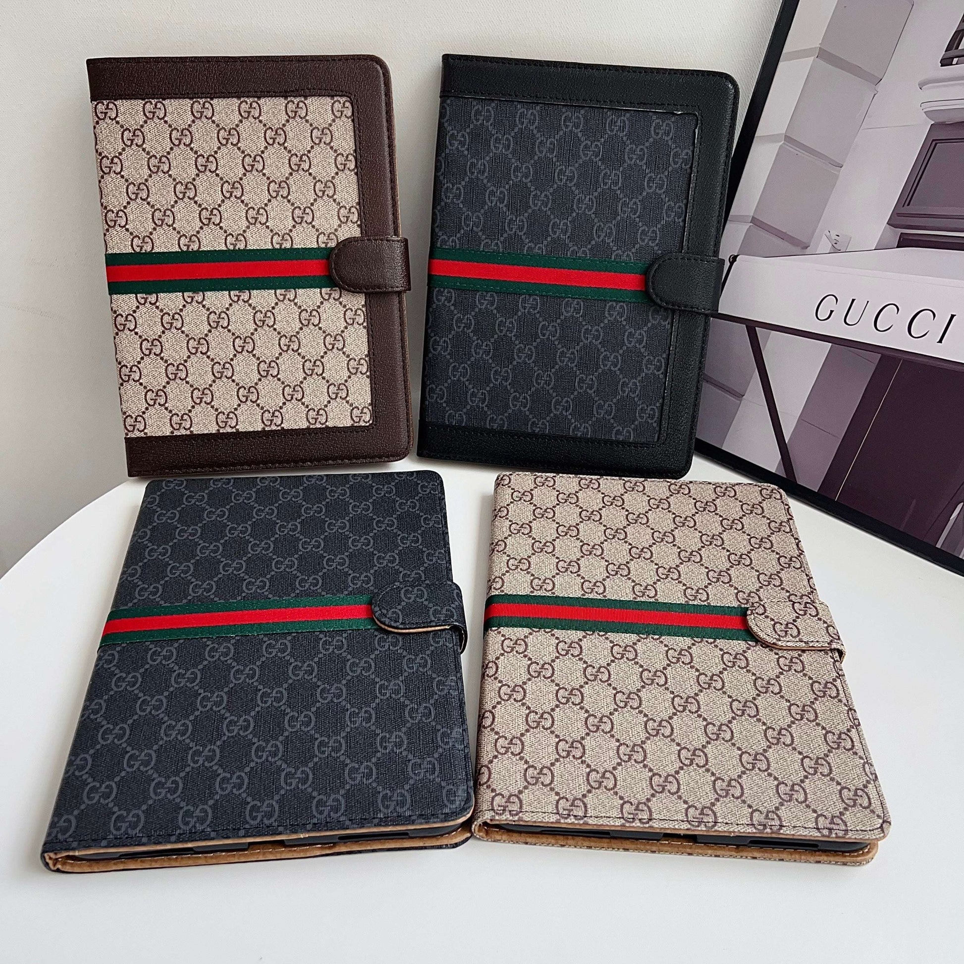 Classic Leather GG iPad Case -CYGG106